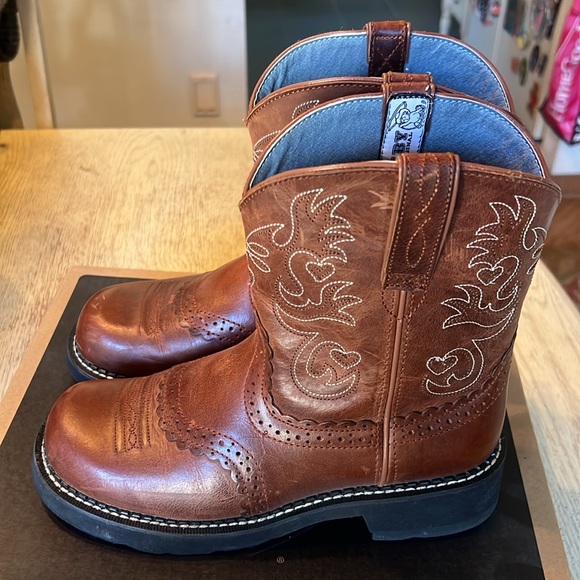 NEW Ariat Fatbaby saddle women’s boots - Picture 4 of 10